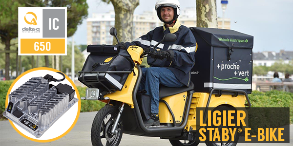 Delta-Q Technologies selected as charging supplier for Ligier’s Staby®  e-bike